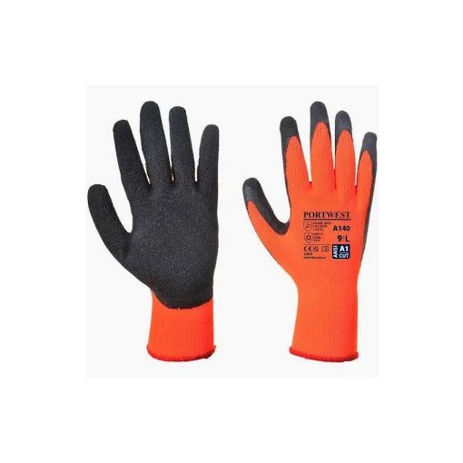 Portwest A140 Thermal latex mártott kesztyű, XXL