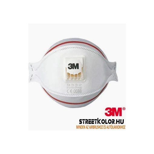 3M 8822 FFP2S RÉSZECSKESZŰRŐ SZELEPES FÉLÁLARC