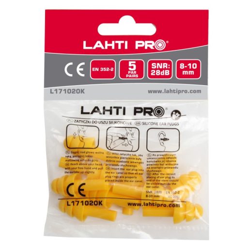 FÜLDUGÓ, SZILIKONBÓL - 5DB/CS