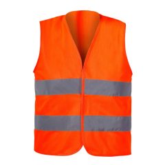LÁTHATÓSÁGI MELLÉNY, GYEREK / NARANCSSÁRGA - S/4-6 ÉV
