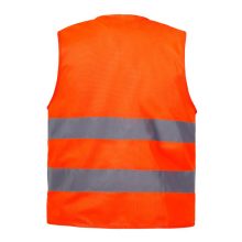 LÁTHATÓSÁGI MELLÉNY, GYEREK / NARANCSSÁRGA - S/4-6 ÉV