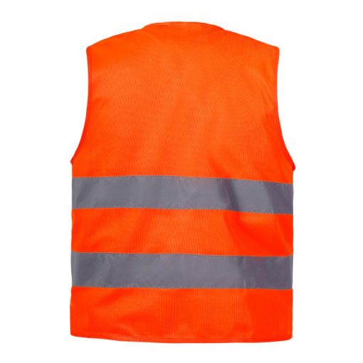 LÁTHATÓSÁGI MELLÉNY, GYEREK / NARANCSSÁRGA - S/4-6 ÉV