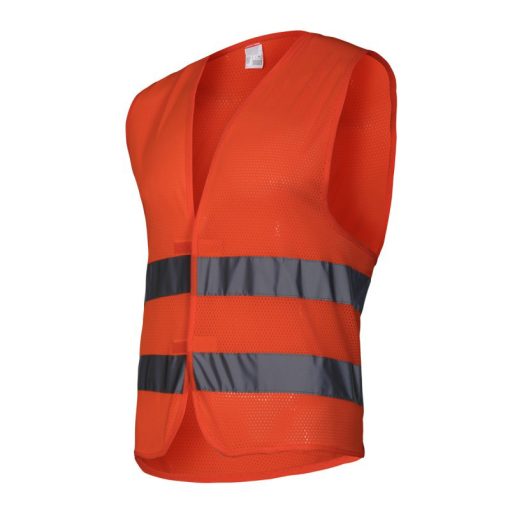 LÁTHATÓSÁGI MELLÉNY, HÁLÓ TÍPUSÚ / NARANCSSÁRGA - 3XL