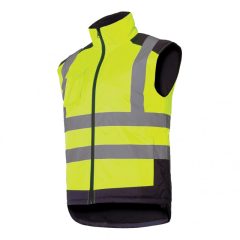 LÁTHATÓSÁGI MELLÉNY, BÉLELT / ZÖLD - XL