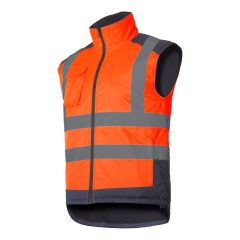 LÁTHATÓSÁGI MELLÉNY, BÉLELT / NARANCSSÁRGA - 2XL